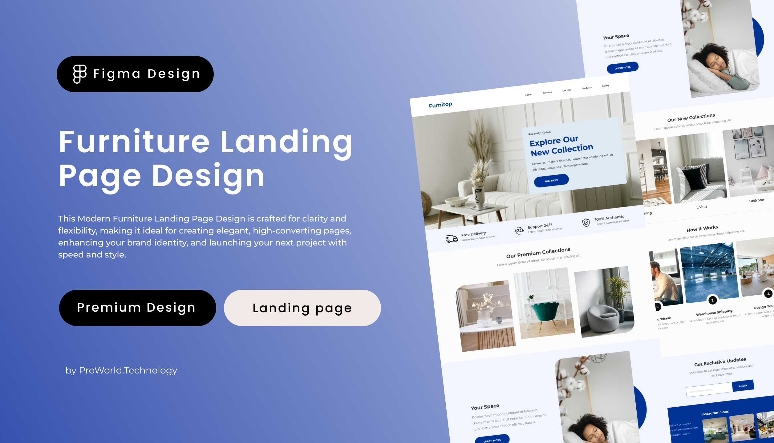 Furniture Landing Page Design