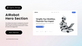 AIRobot - Hero Section Design