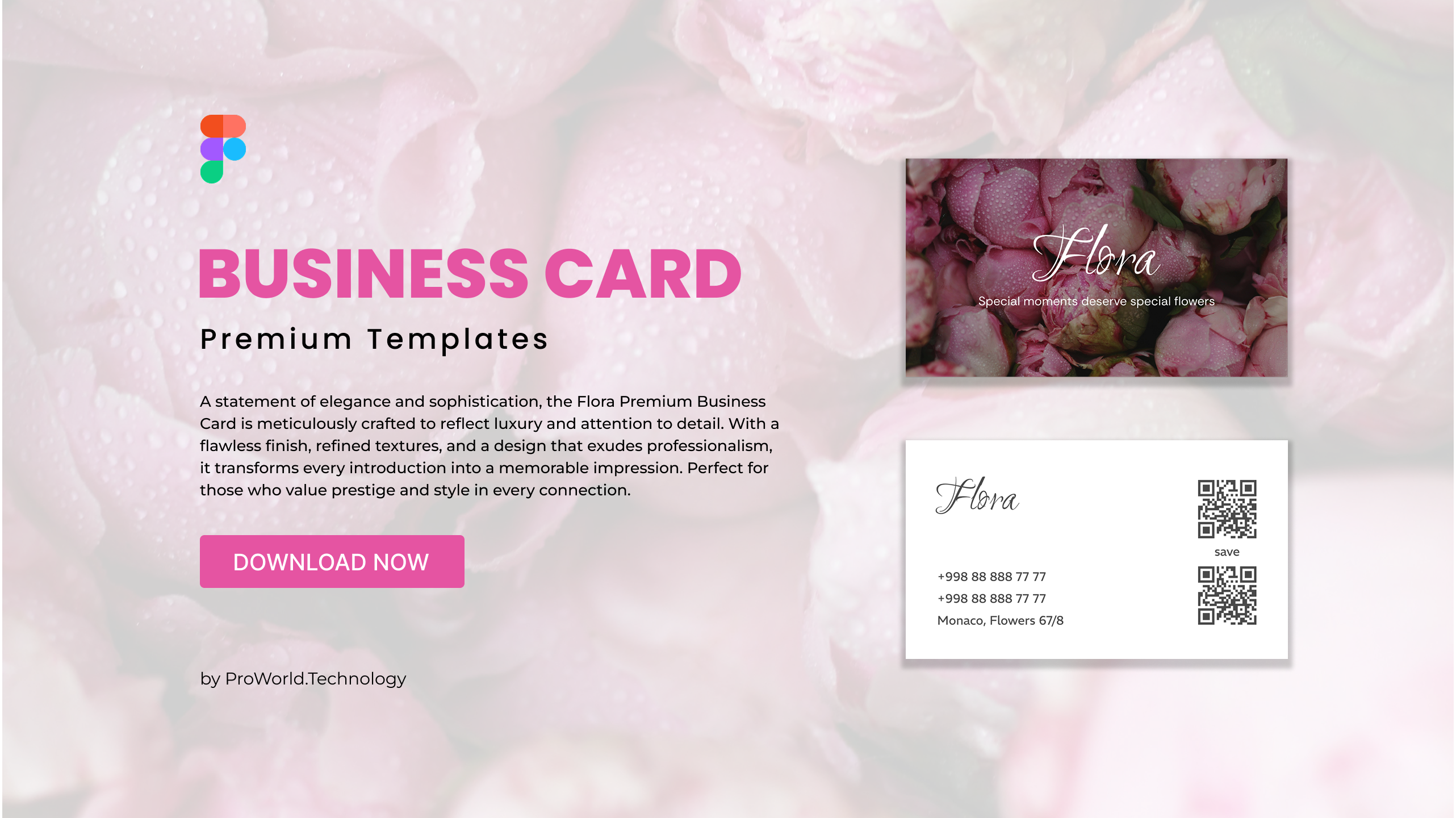 Luxury Business Card – Flora