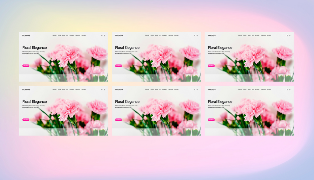Hero Section - Bloom in Every Detail