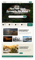 Vacation Property Website Template