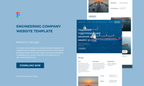 Engineering Company Website Template