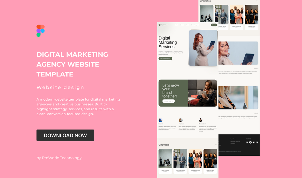 Digital Marketing Agency Website Template