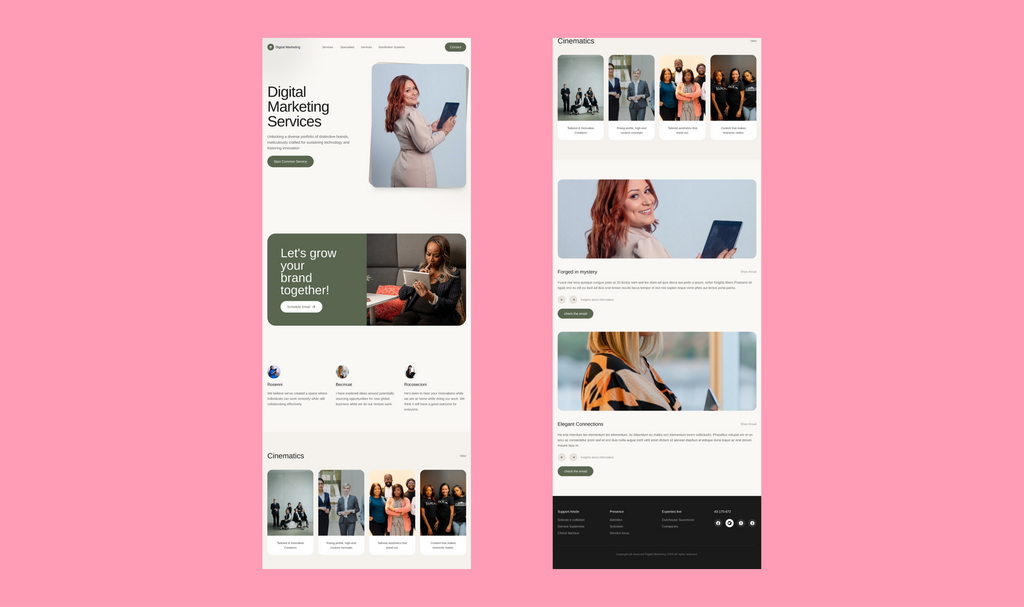 Digital Marketing Agency Website Template