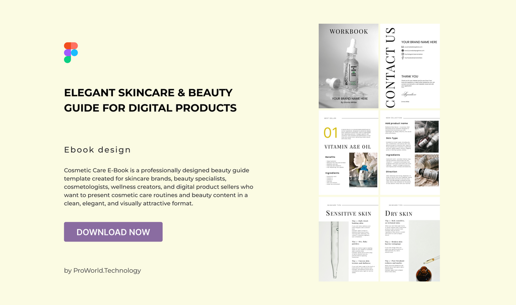 Elegant Skincare & Beauty Guide for Digital Products