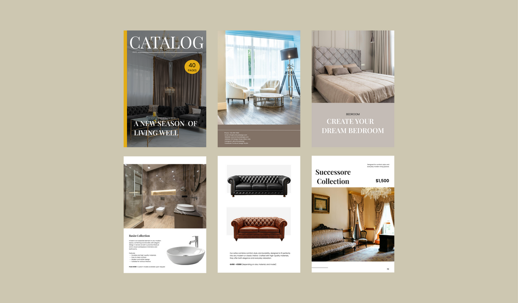 Furniture Catalog Ebook Template