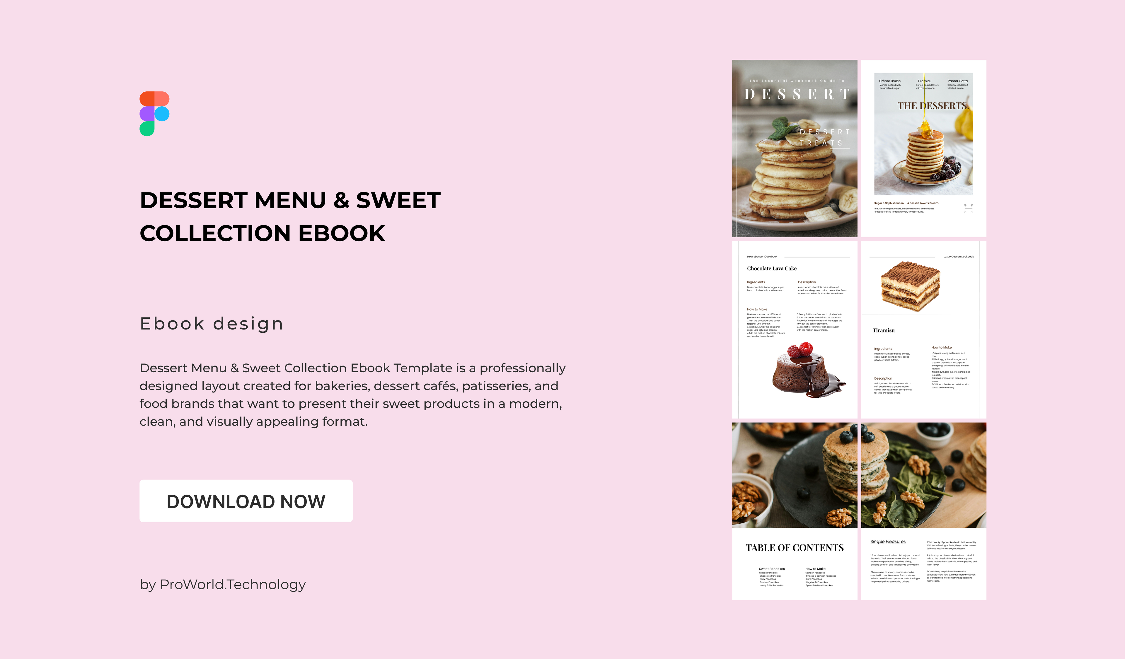 Dessert Menu & Sweet Collection Ebook