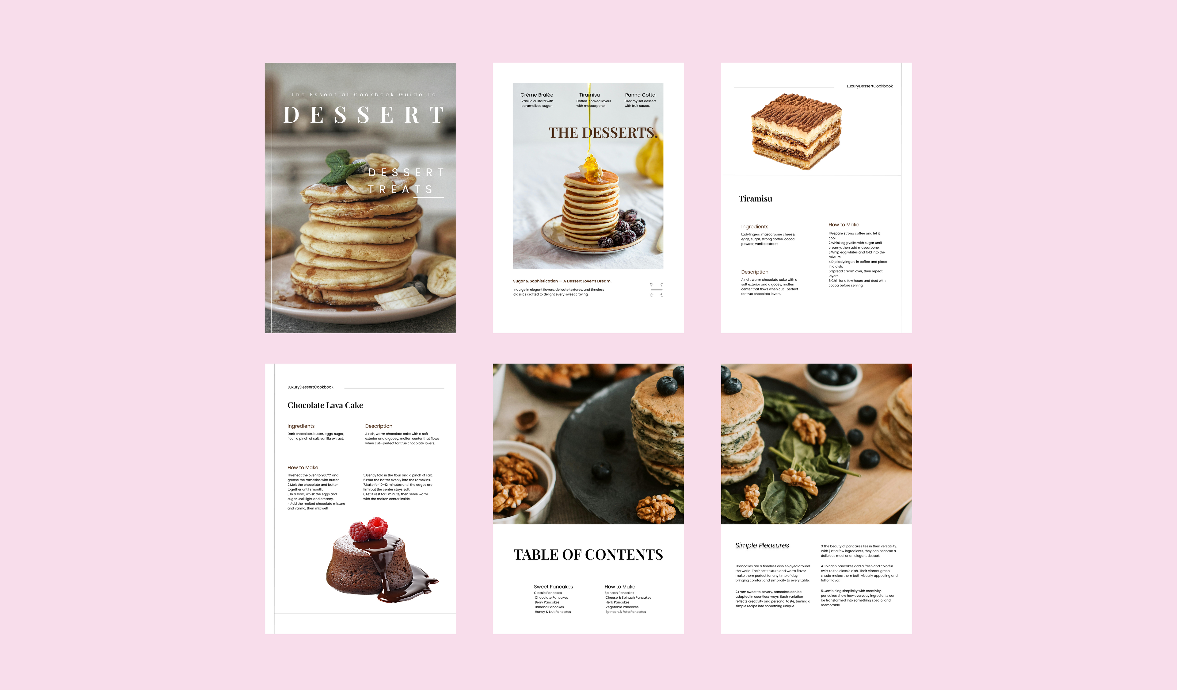 Dessert Menu & Sweet Collection Ebook