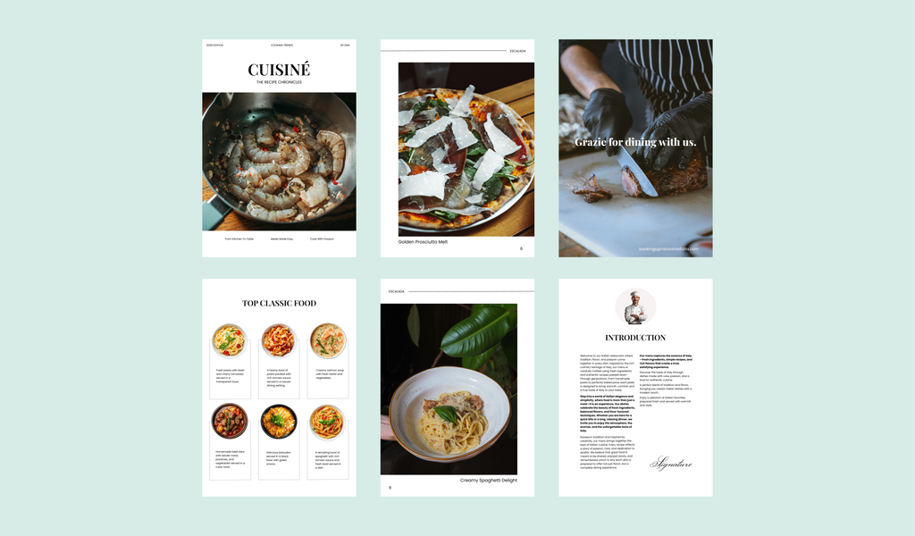 World Cuisine Recipe Ebook Template