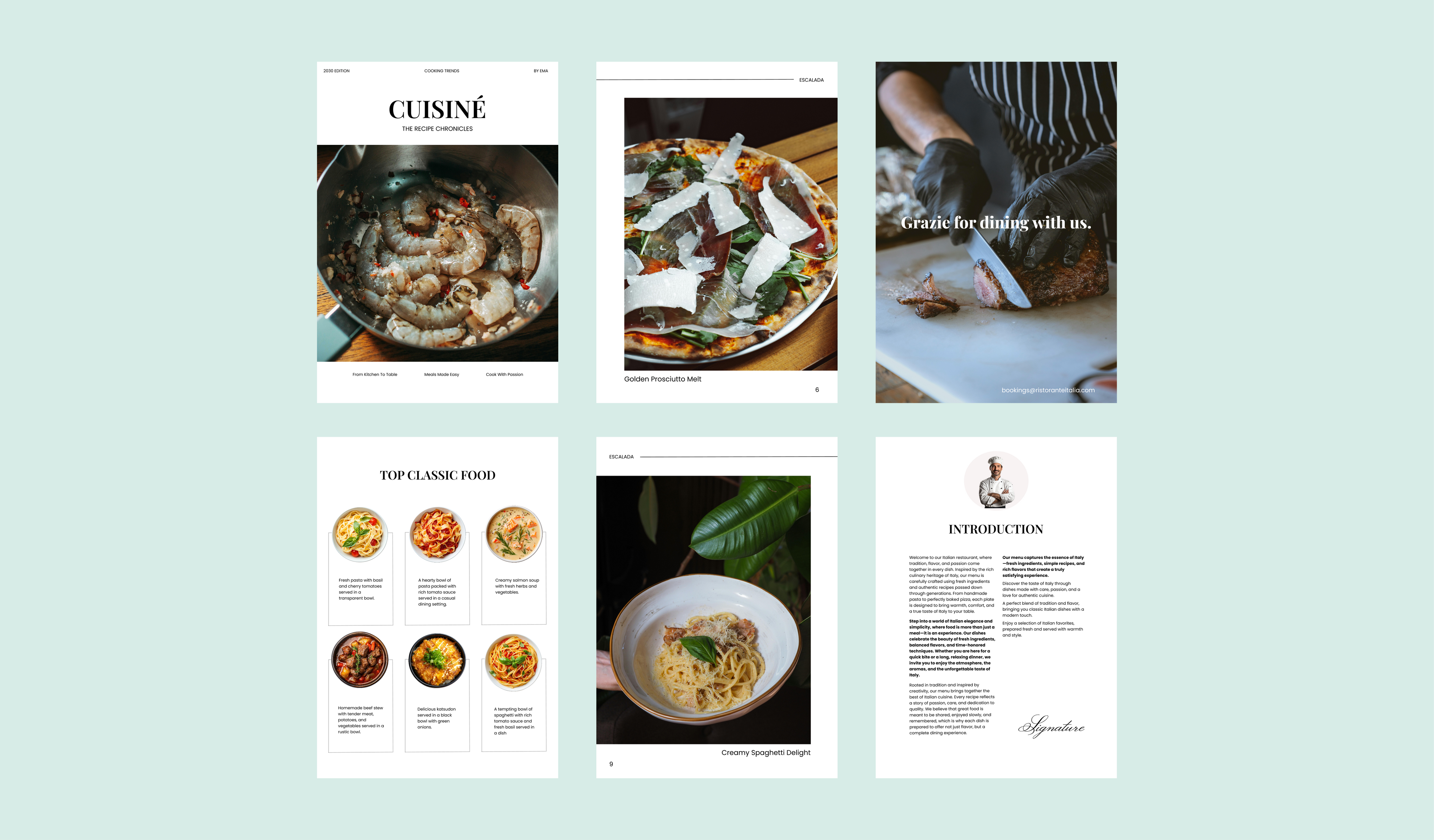 World Cuisine Recipe Ebook Template