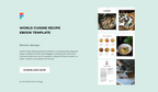 World Cuisine Recipe Ebook Template