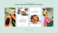 Nutrition & Microbiome Instagram Story Templates