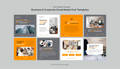 Business & Corporate Social Media Post Templates