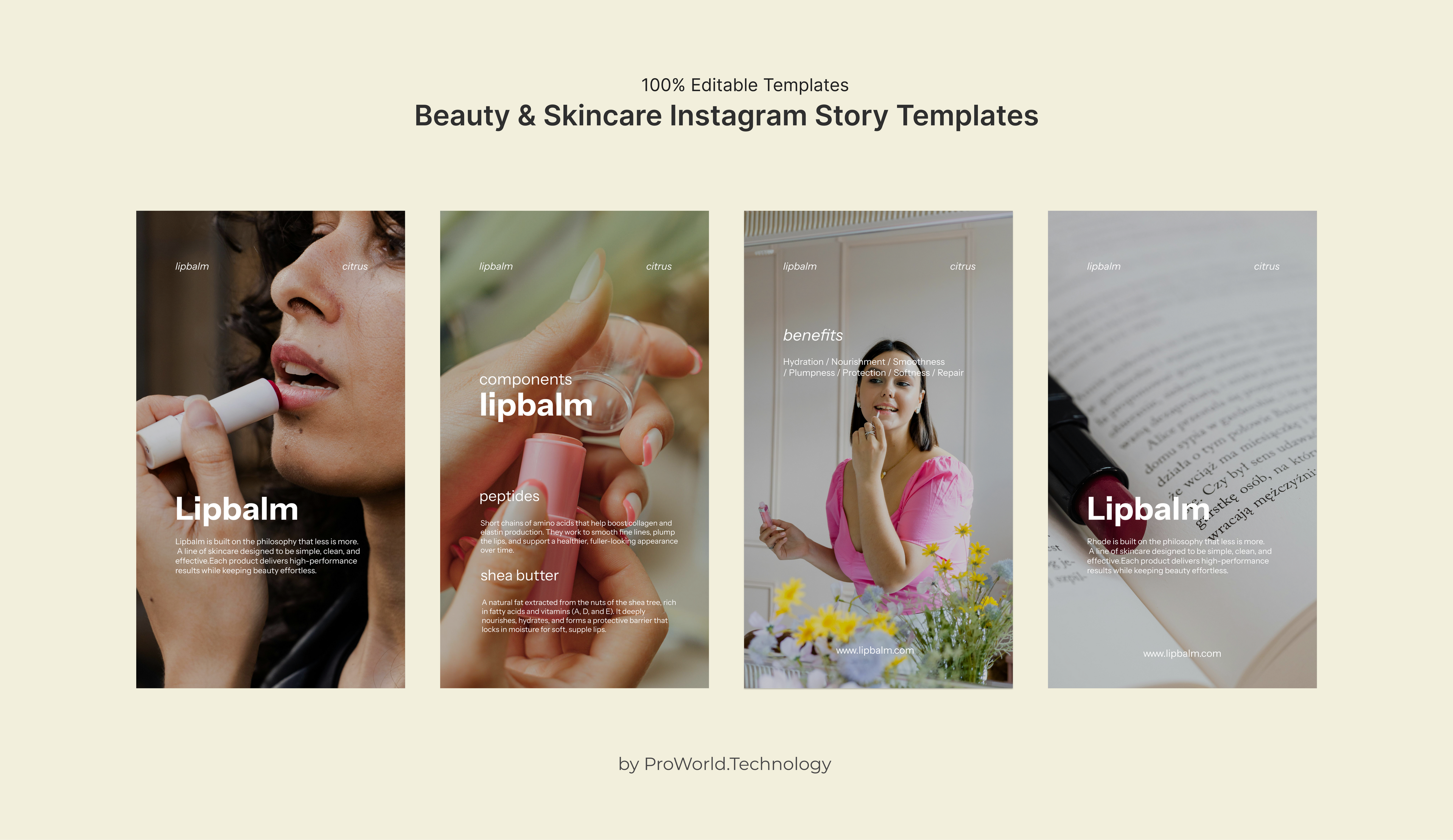 Beauty & Skincare Instagram Story Templates