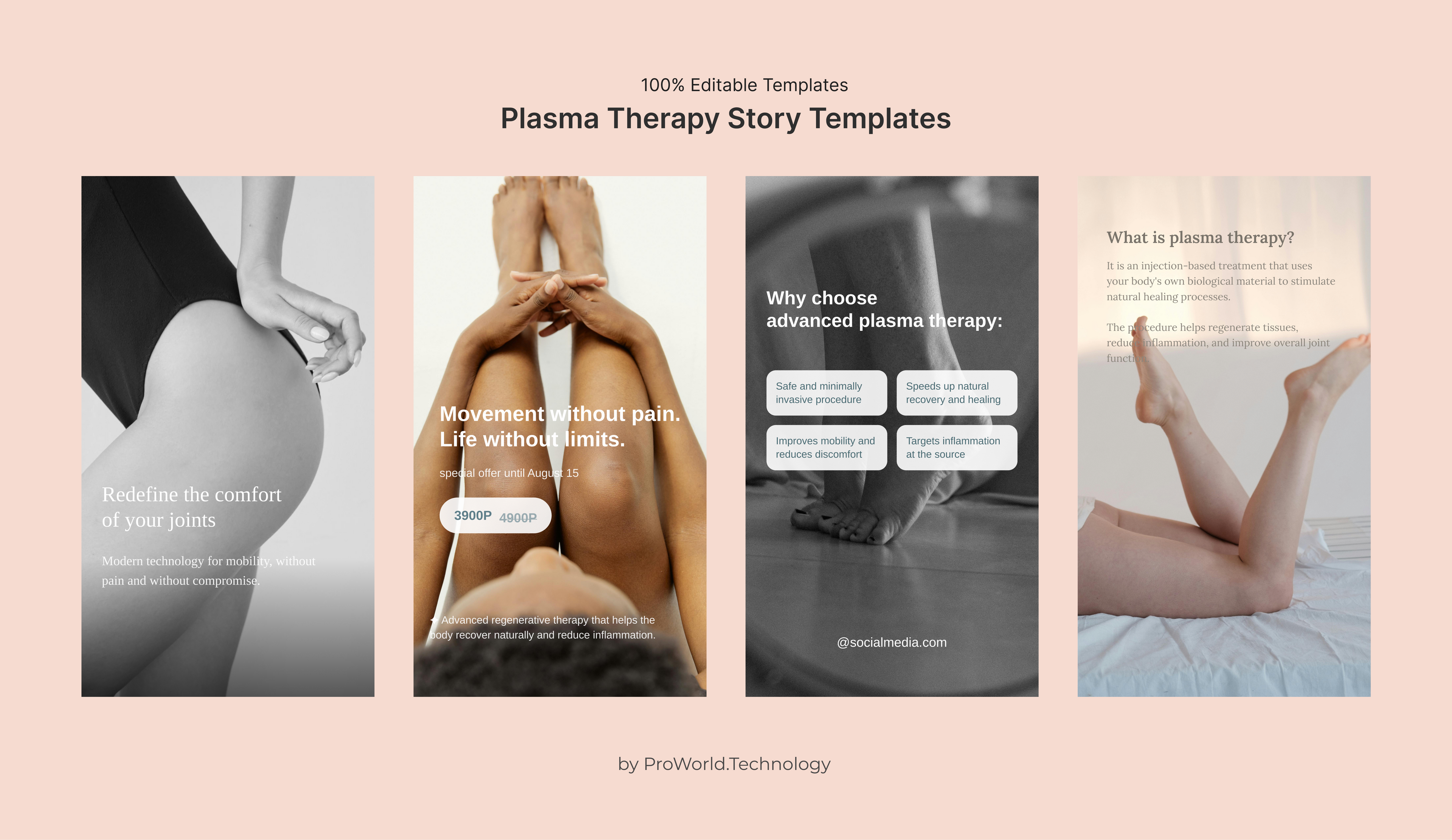 Plasma Therapy Story Templates