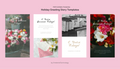 Holiday Greeting Story Templates