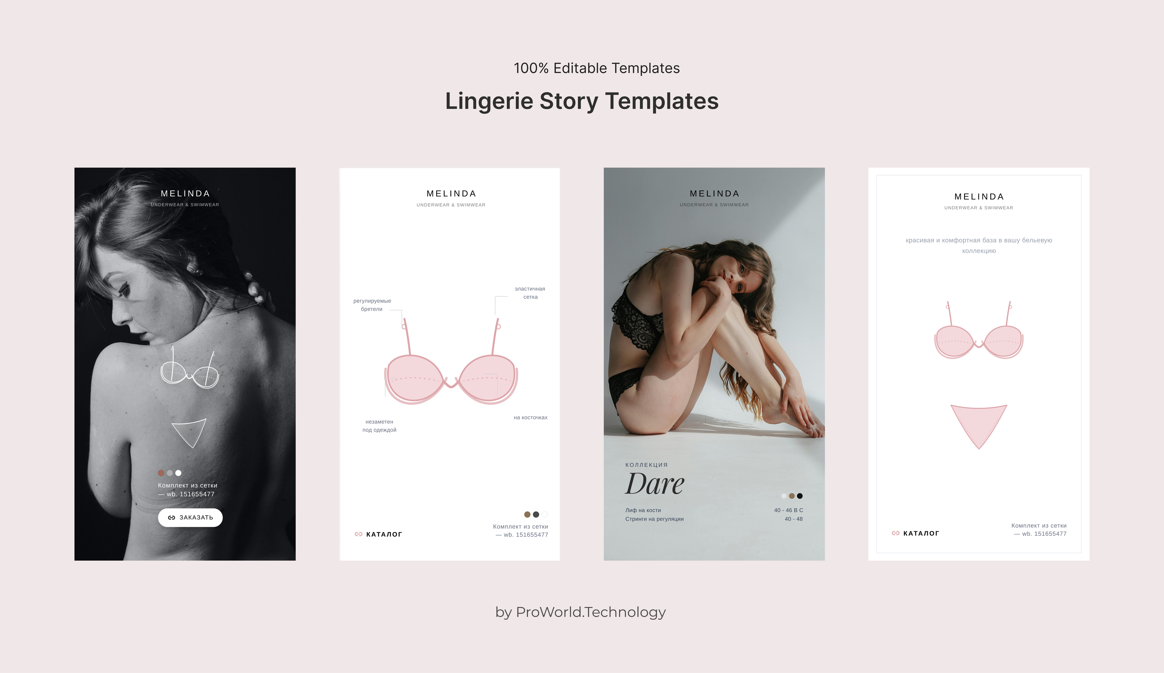 Lingerie Story Templates