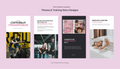 Fitness & Training Story Designs