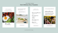 Diet & Wellness Story Templates