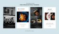 Cafe & Restaurant Story Templates