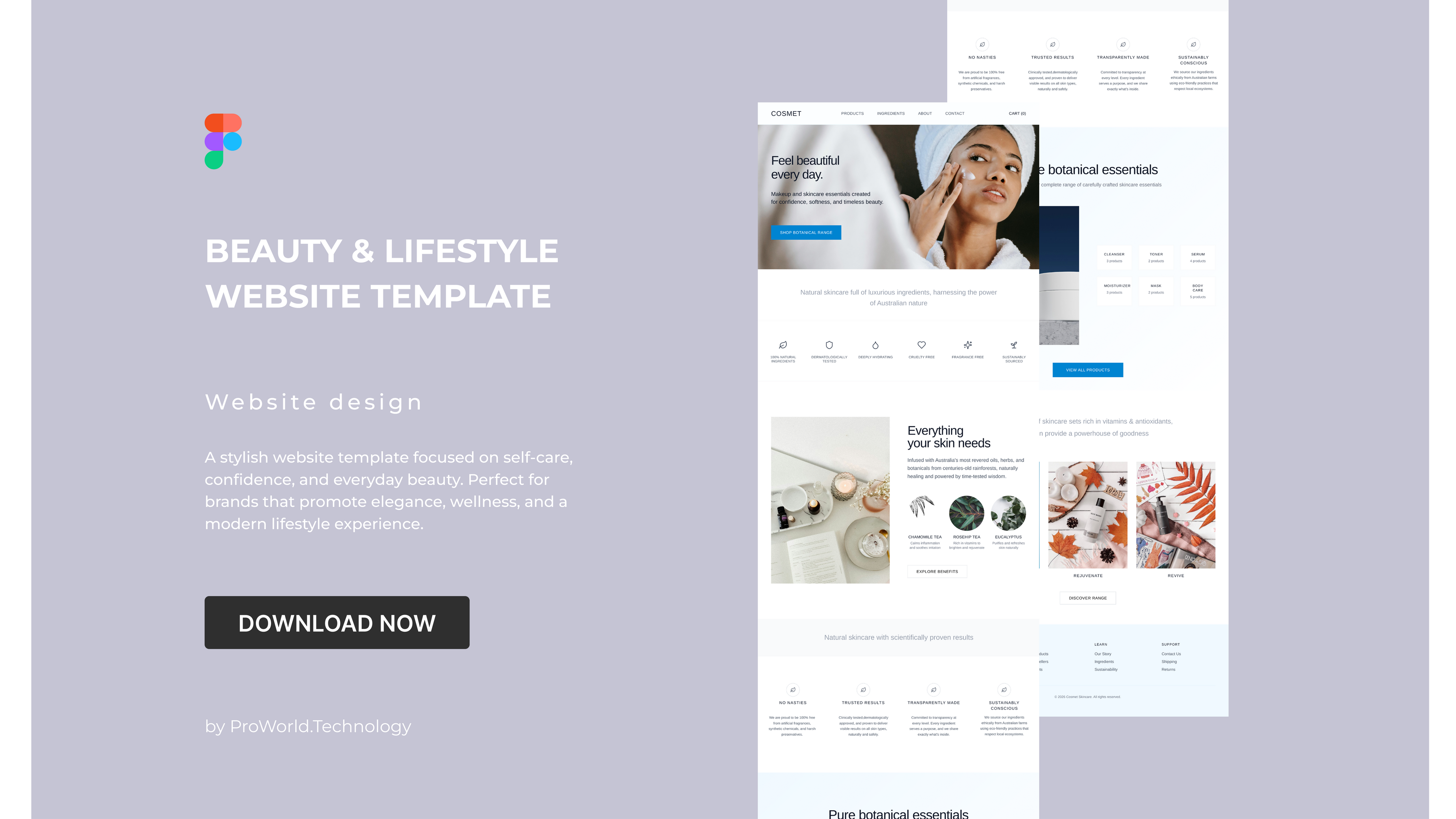 Beauty & Lifestyle Website Template