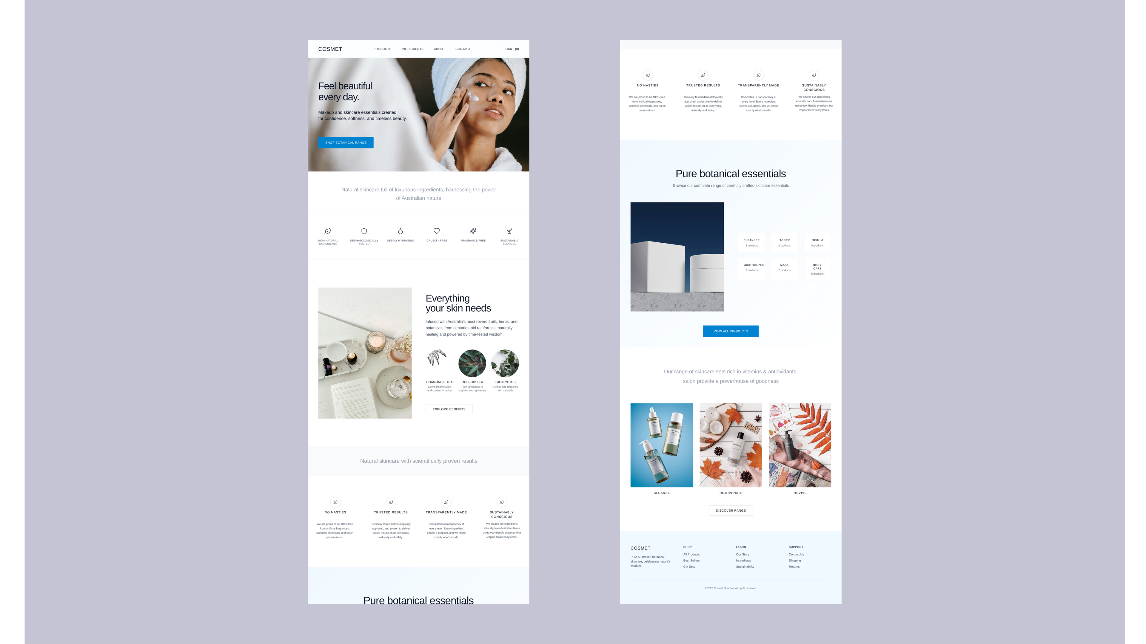 Beauty & Lifestyle Website Template