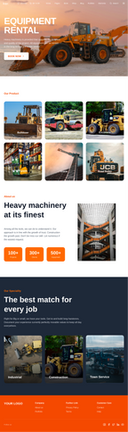 Engineering Company Website Template